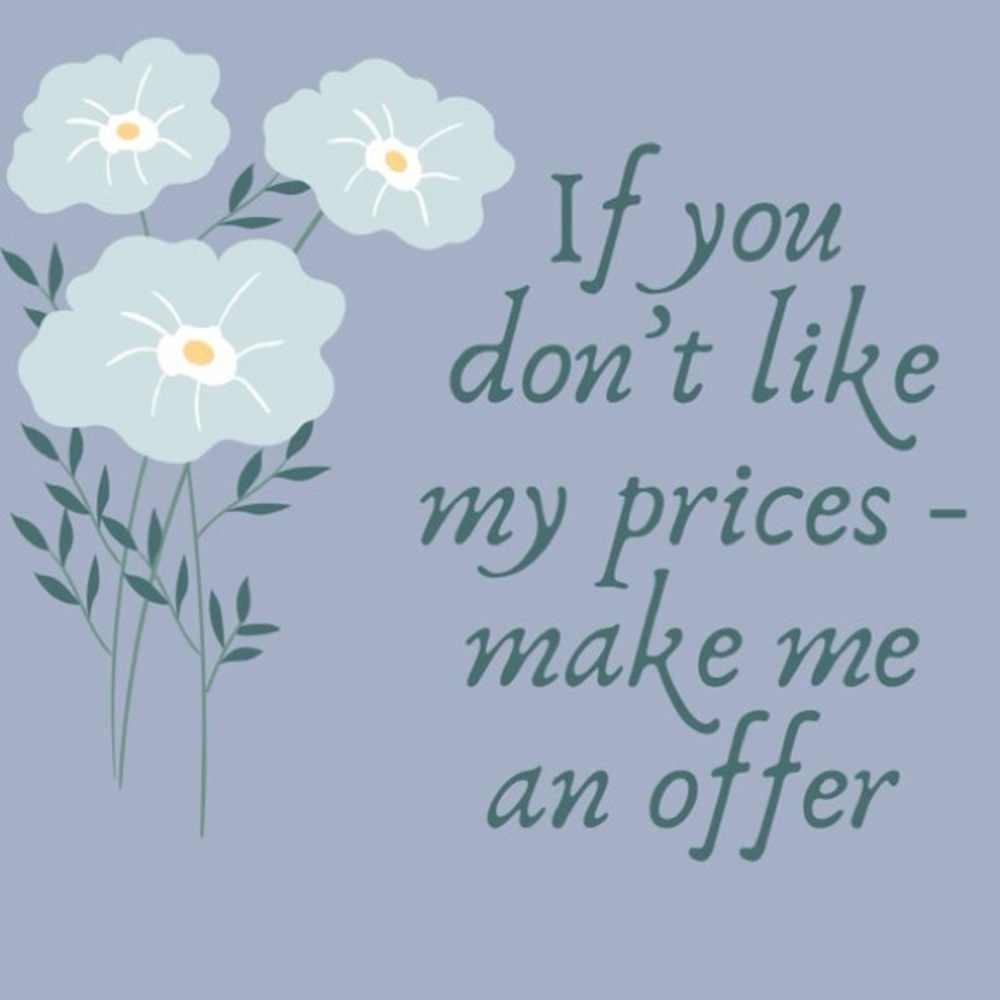 MAKE ME A REASONABLE OFFER AND DON’T FORGET TO BUNDLE & SAVE!
